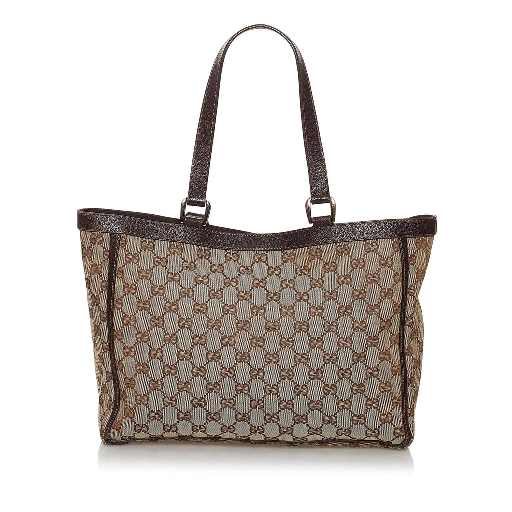 Gucci GG Canvas Abbey D-Ring Shoulder Bag (SHG-30118)