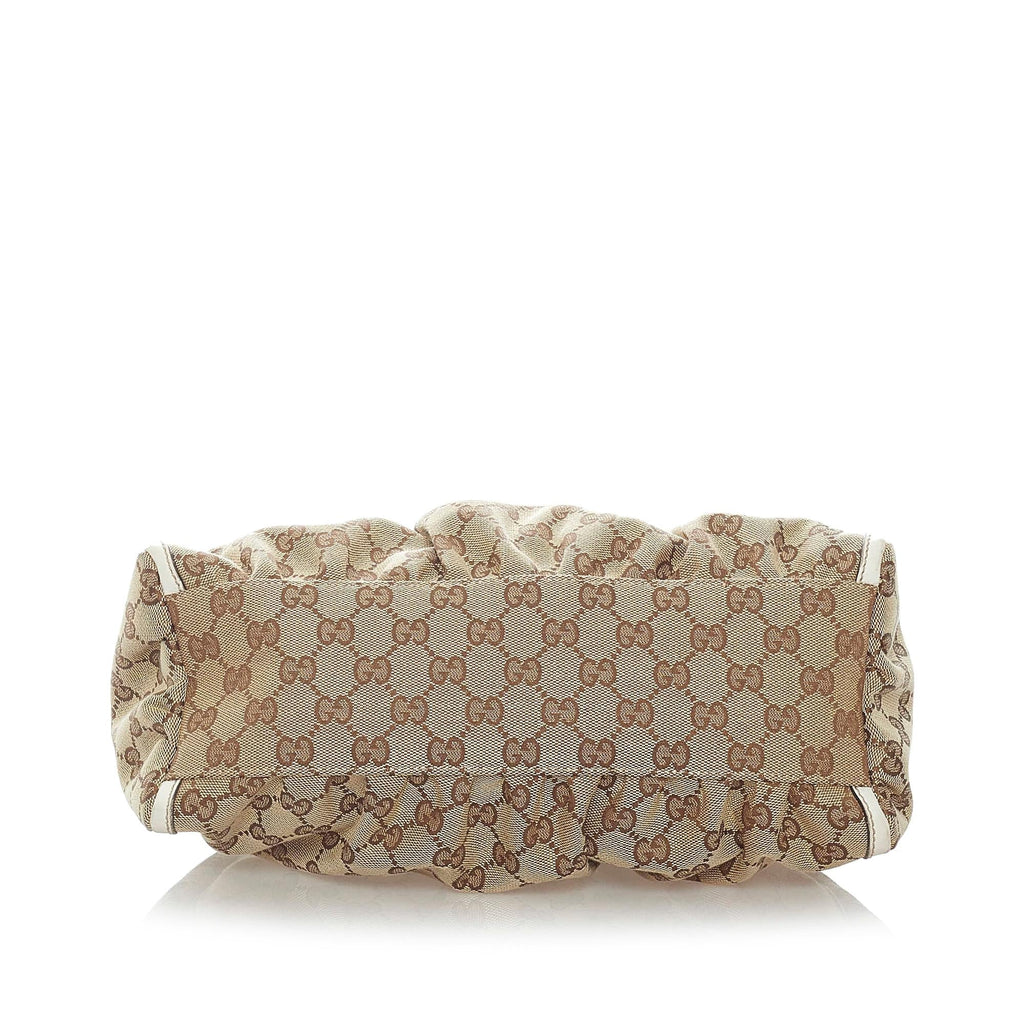 Gucci GG Canvas Abbey D-Ring Shoulder Bag (SHG-34755)