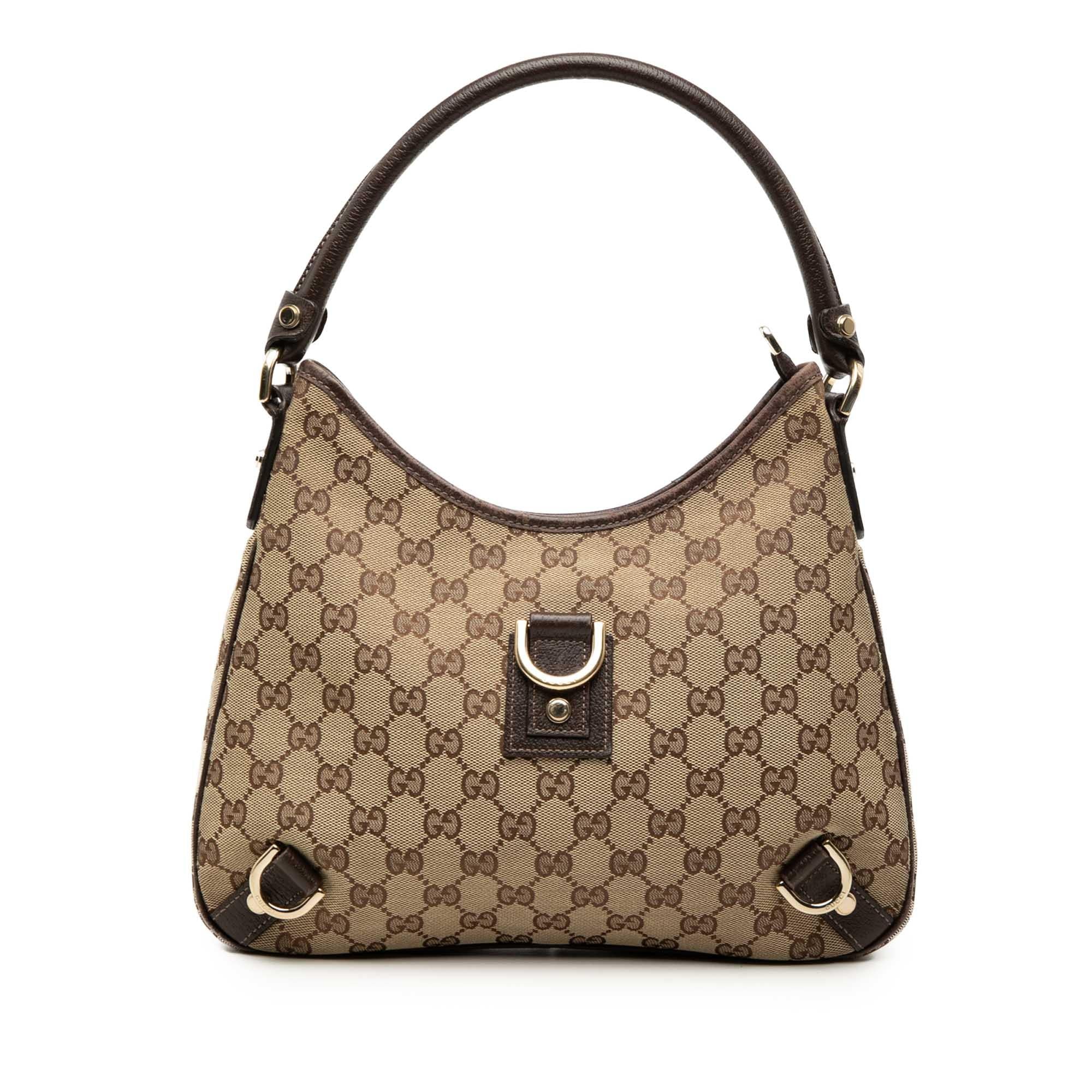 Gucci GG Canvas Abbey D Ring Shoulder Bag