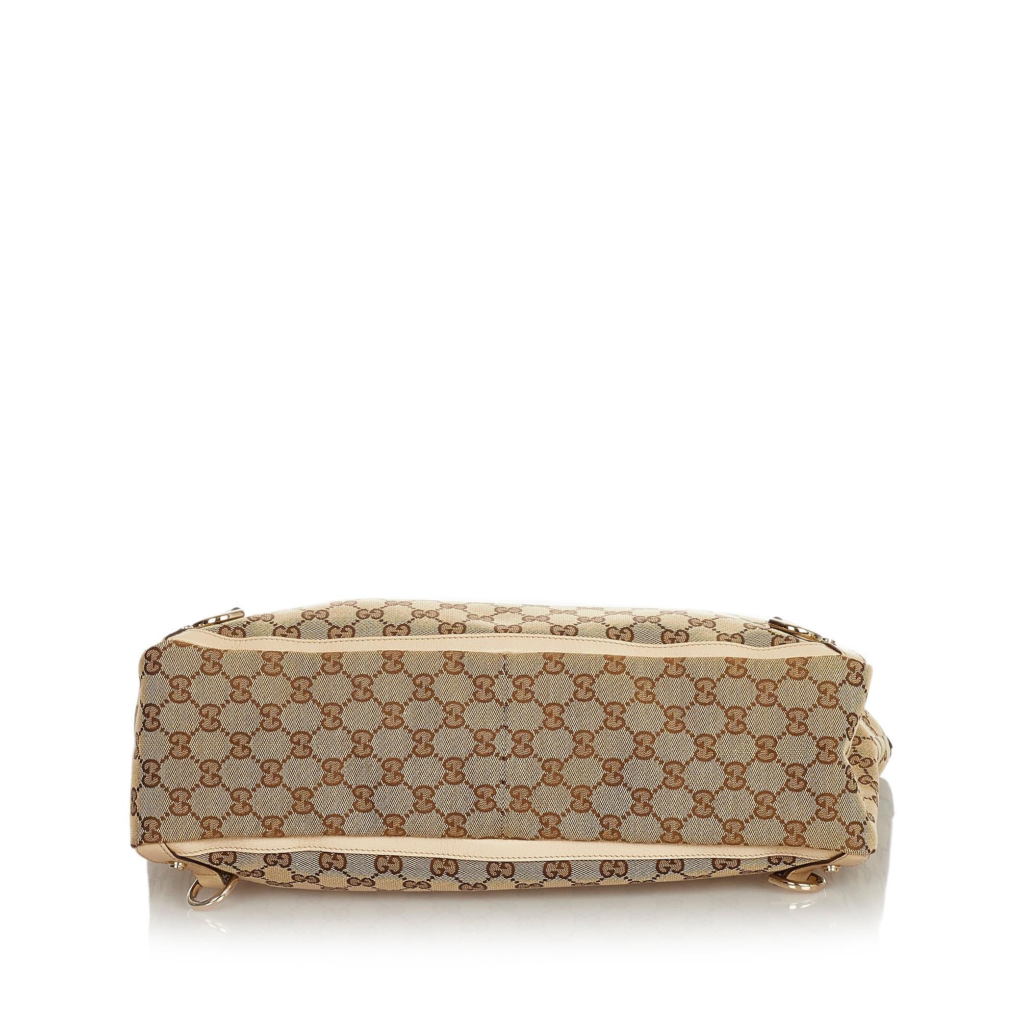 Gucci GG Canvas Abbey D- Ring Tote Bag (SHG-26005)
