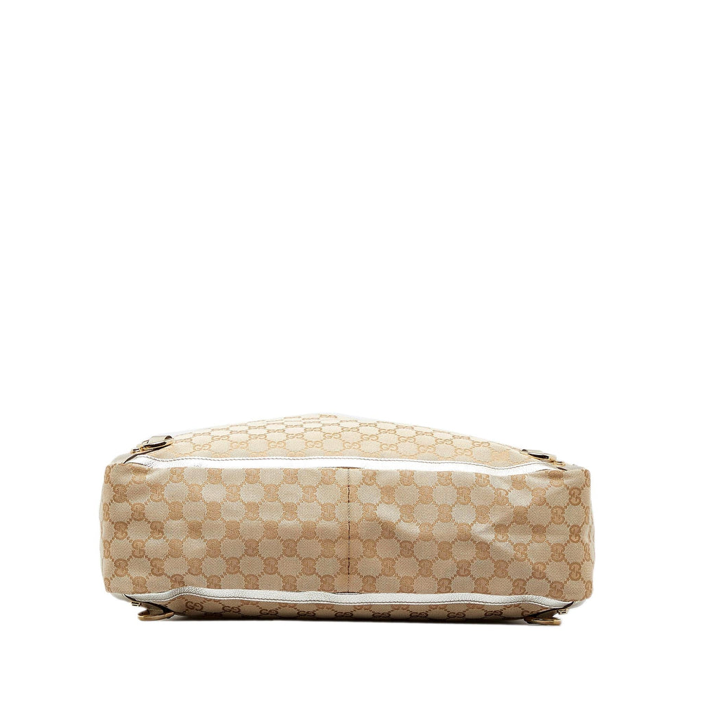 Gucci GG Canvas Abbey D-Ring Tote (SHG-OsQin9)