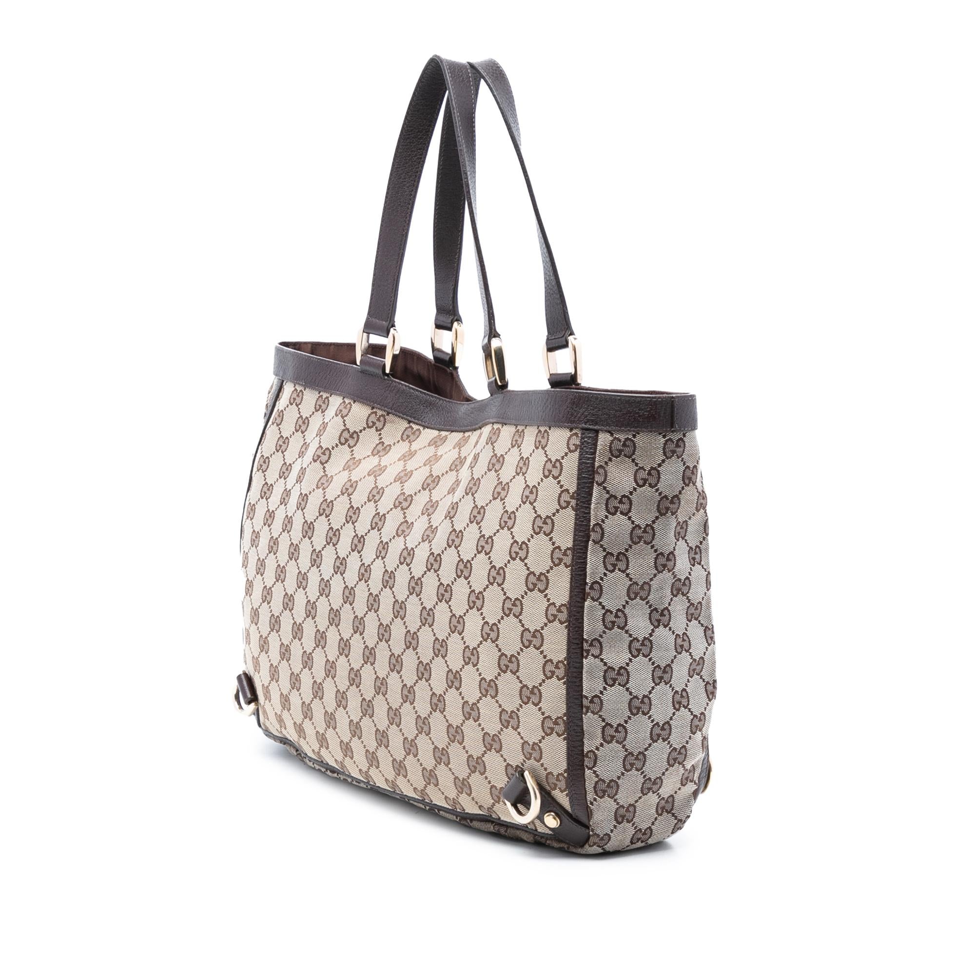 Gucci GG Canvas Abbey D Ring Tote
