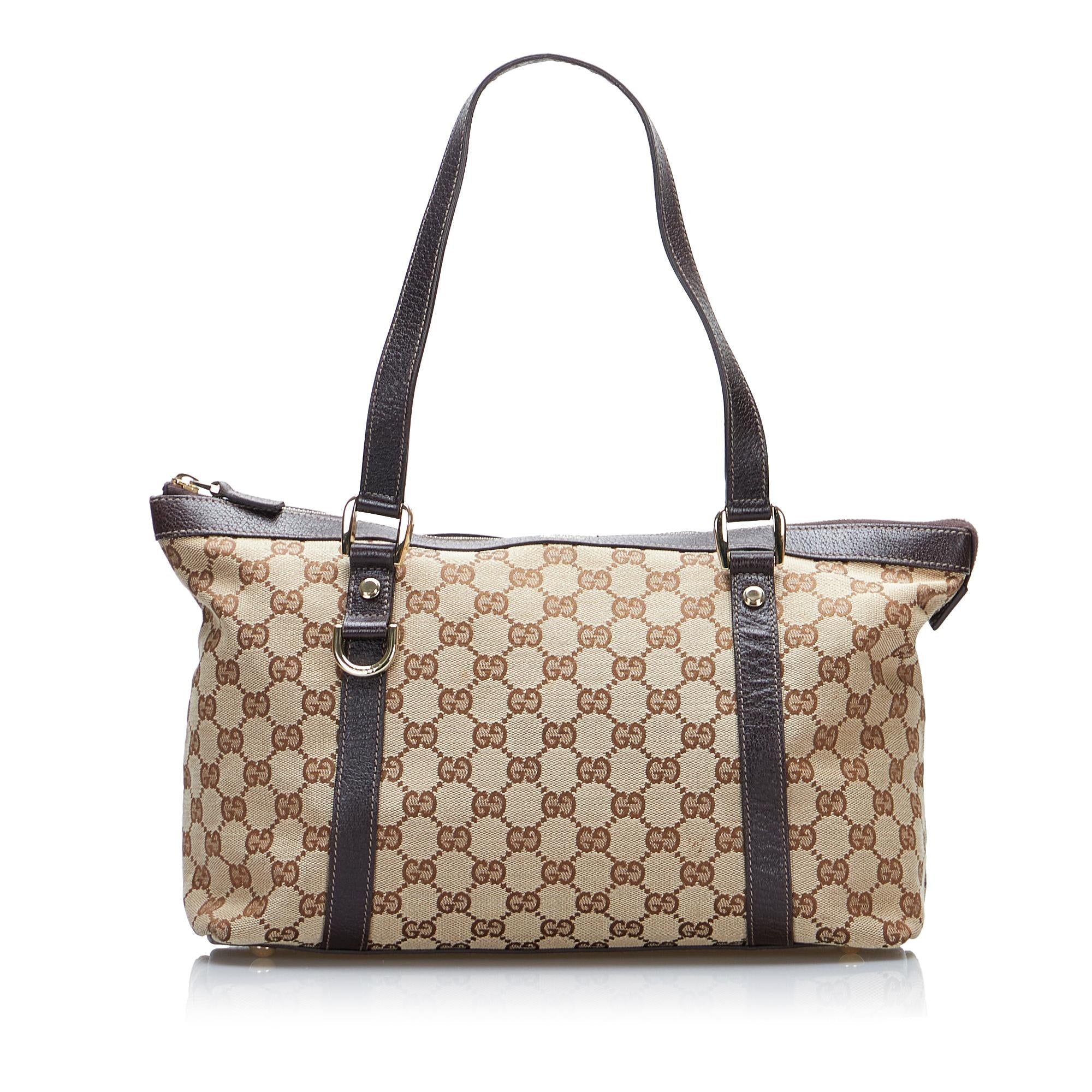 Gucci GG Canvas Abbey Shoulder Bag (SHG-Ao8d8D)