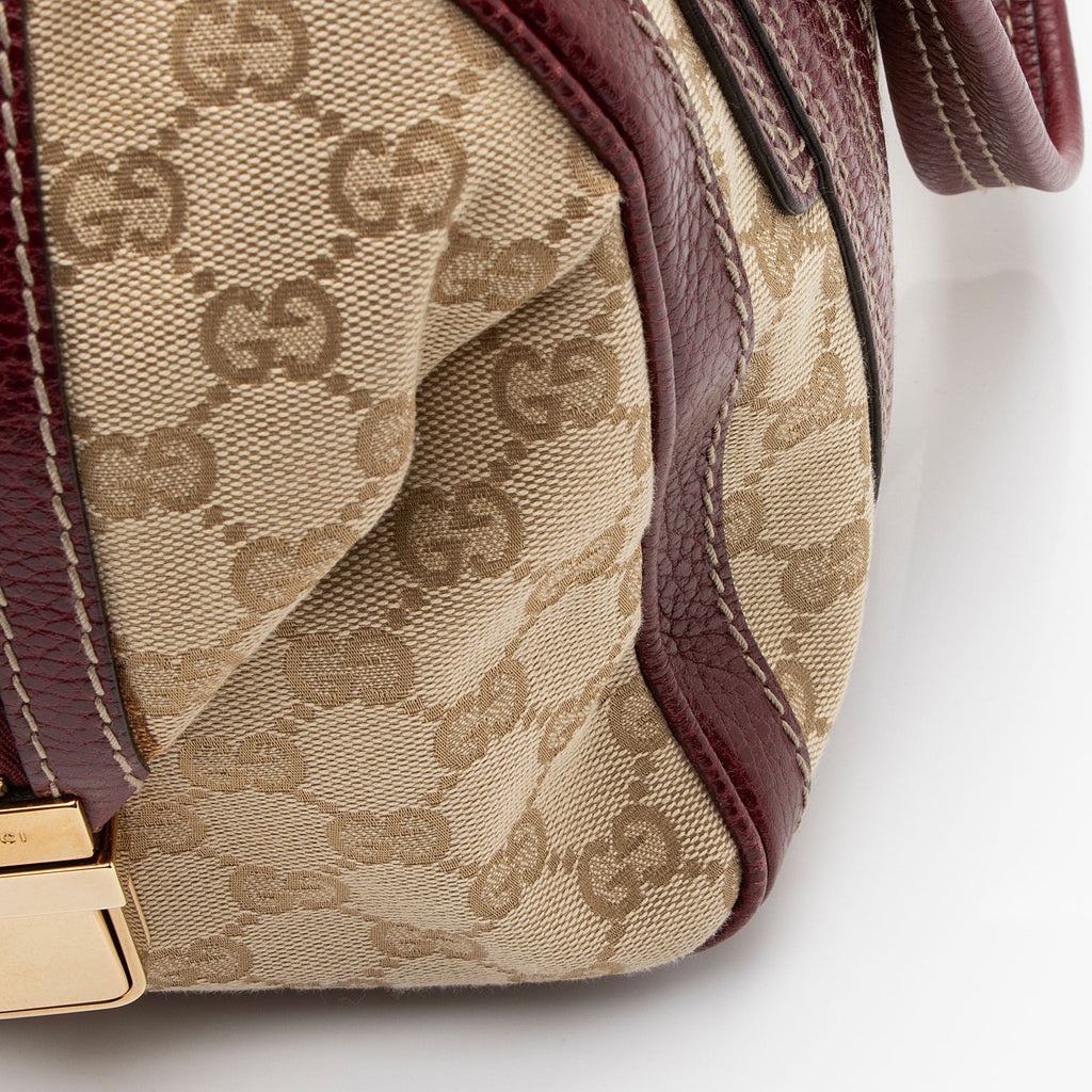 Gucci GG Canvas Aviatrix Medium Boston Bag (SHF-fhPsfN)