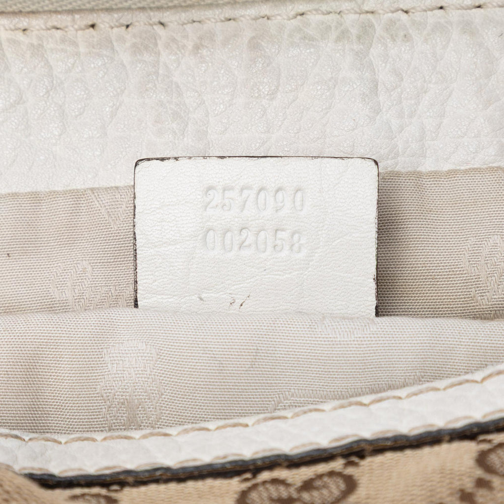 Gucci GG Canvas Bamboo Bar Hobo