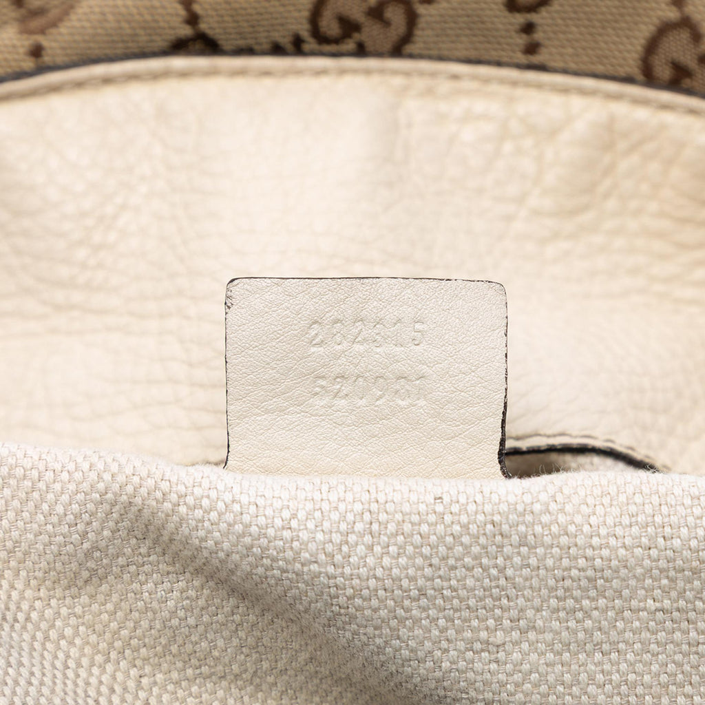 Gucci GG Canvas Bamboo Diana Satchel