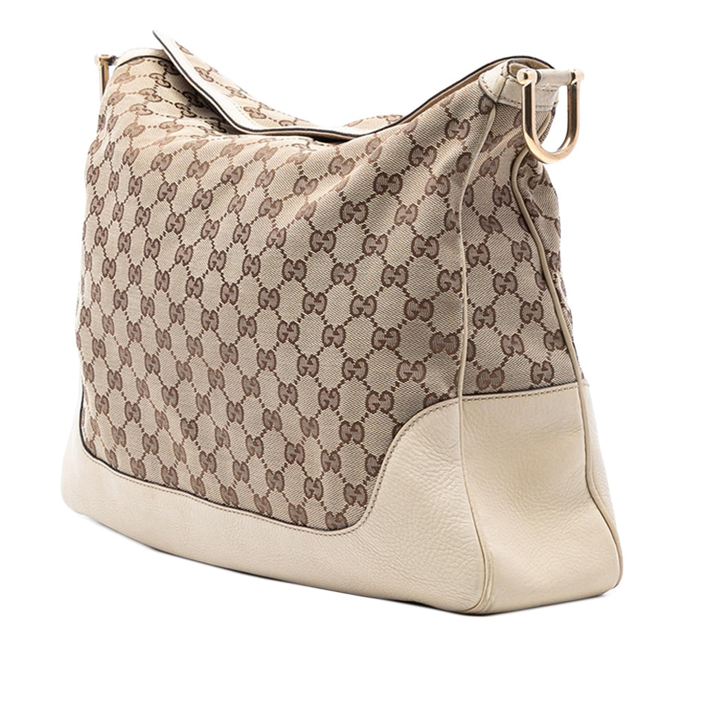 Gucci GG Canvas Bamboo Diana Satchel