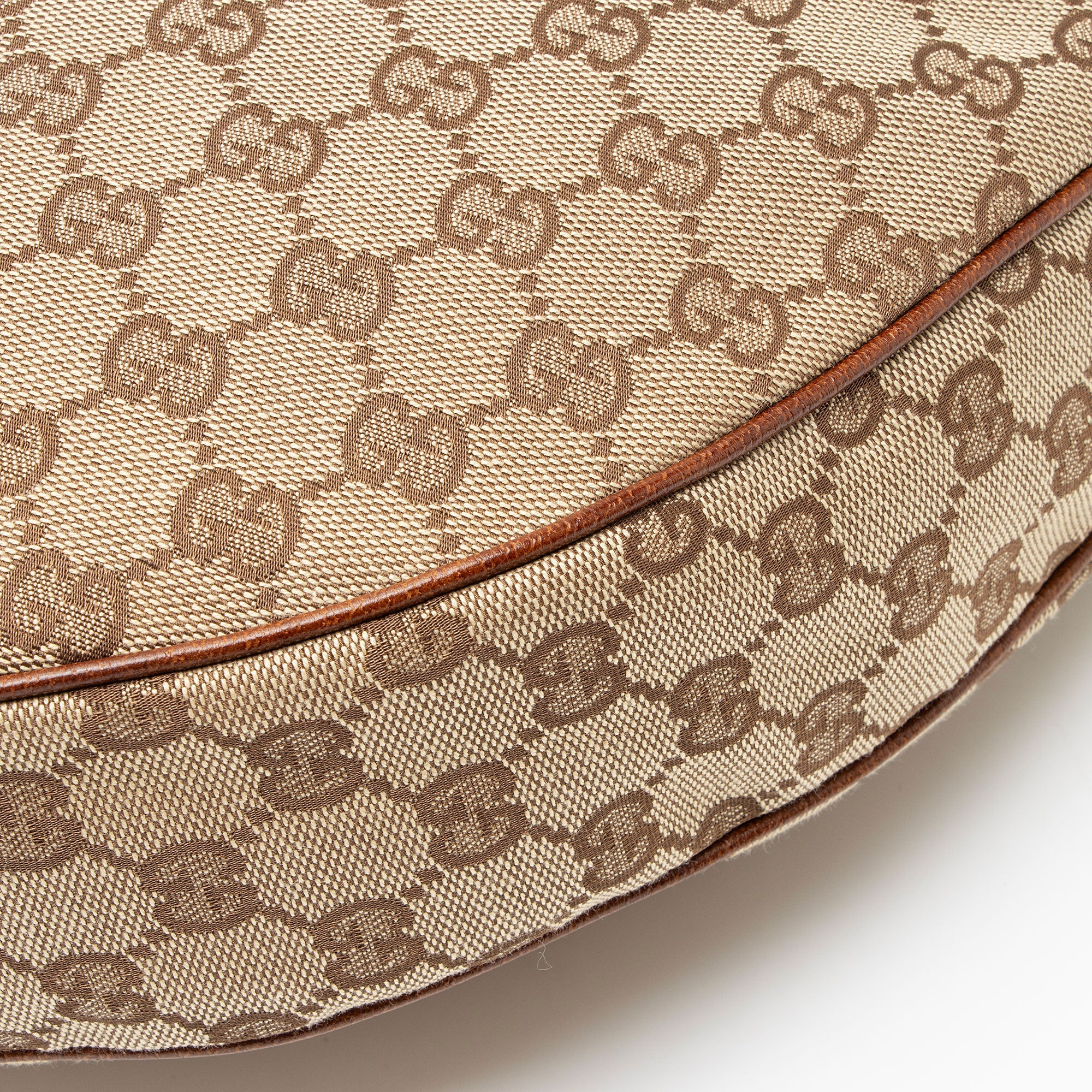 Gucci GG Canvas Bamboo Ring Large Hobo