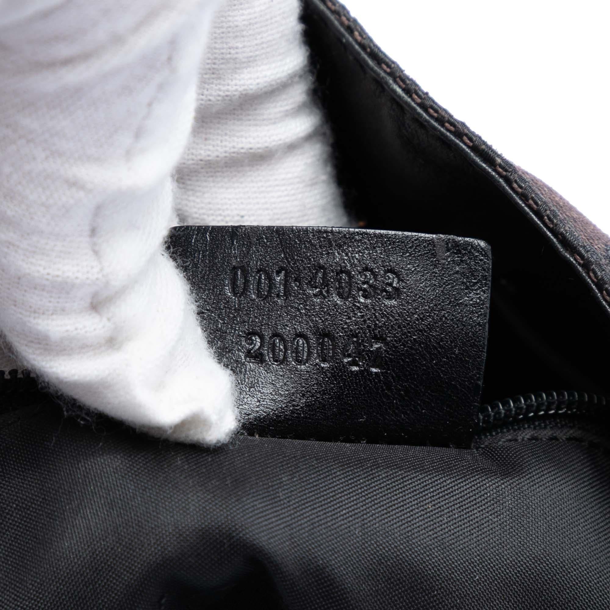 Gucci GG Canvas Bamboo Shoulder Bag