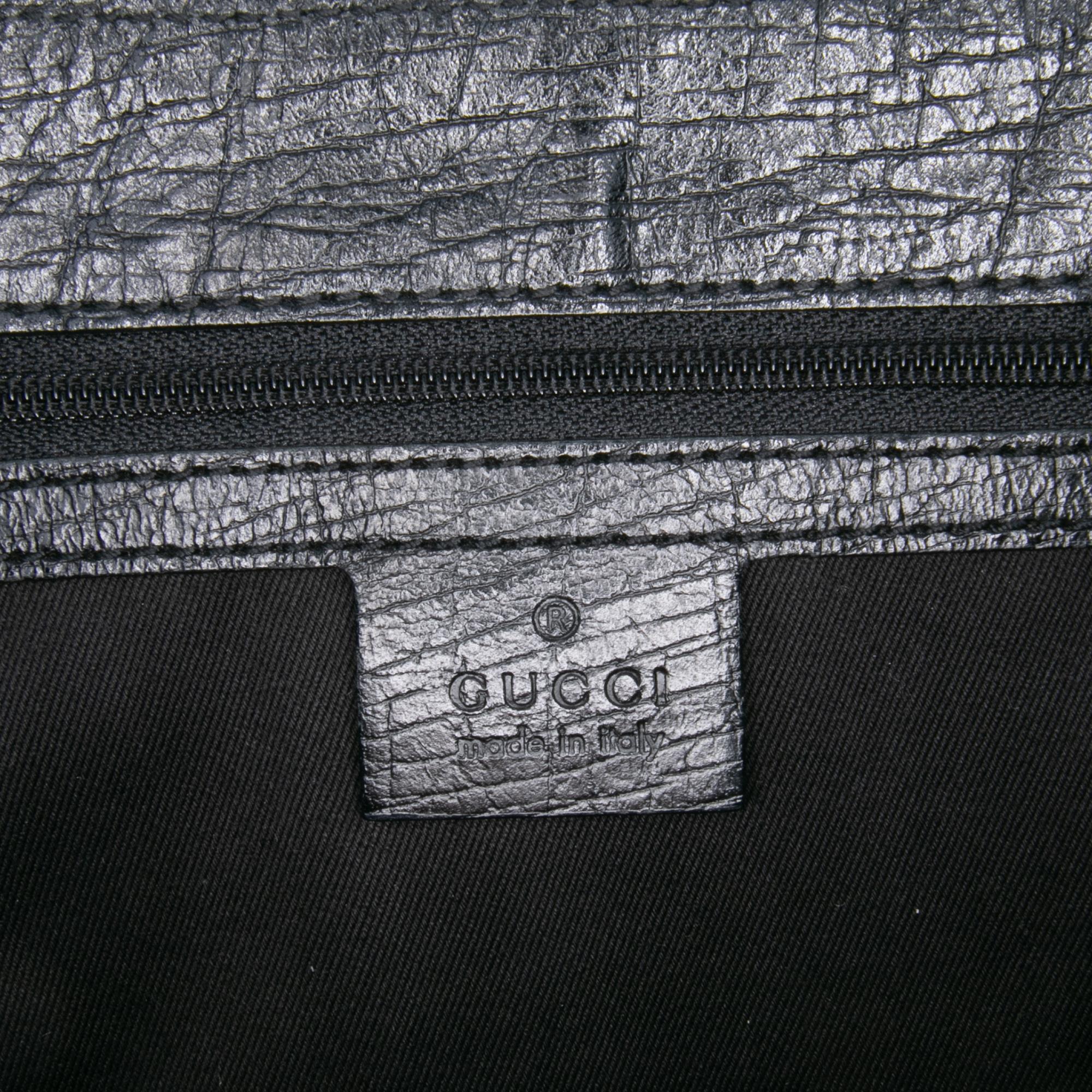 Gucci GG Canvas Bamboo Tote