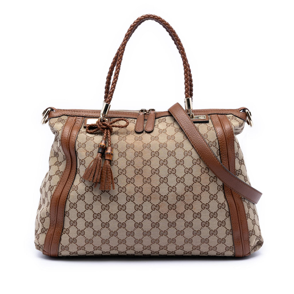 Gucci GG Canvas Bella Convertible Tote