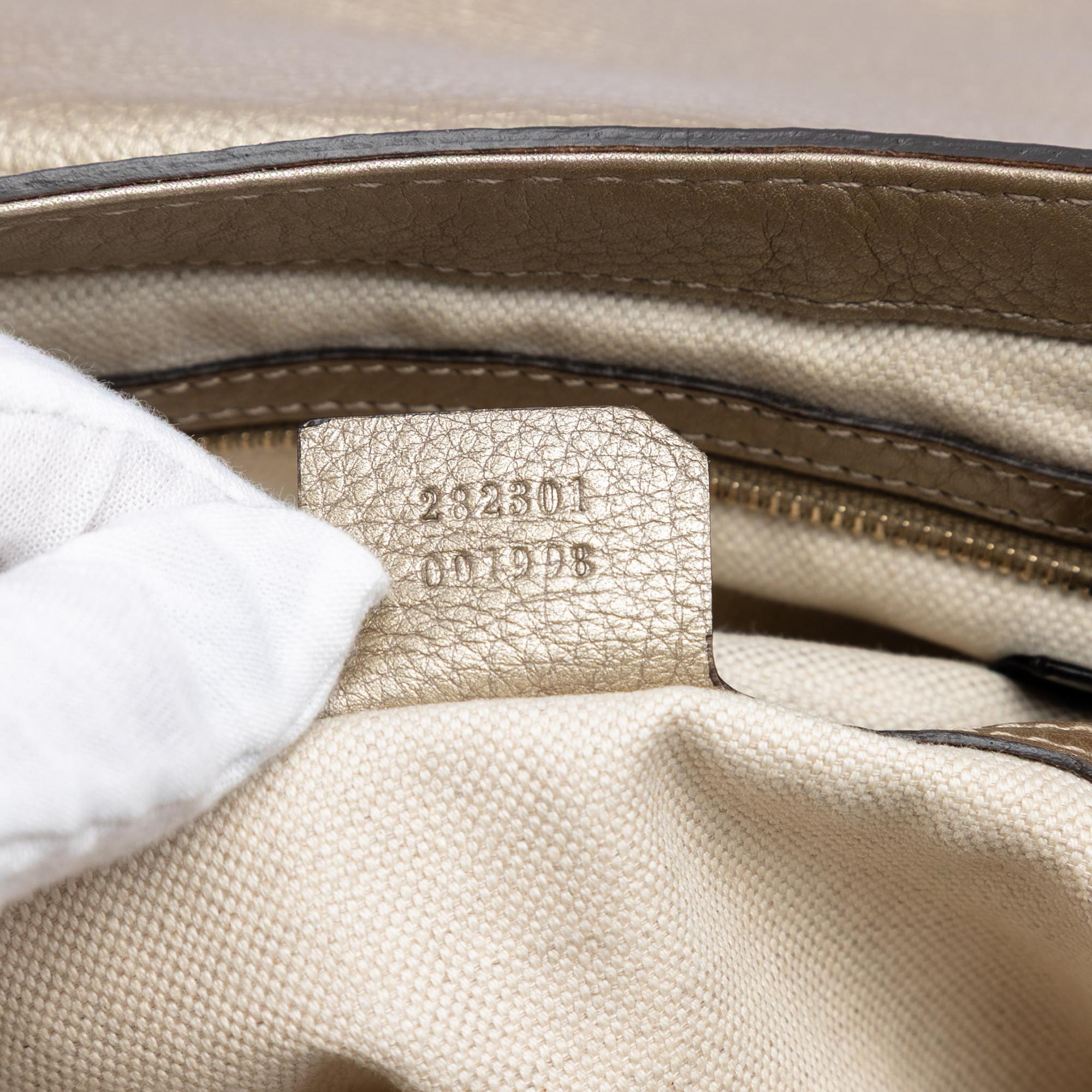 Gucci GG Canvas Bella Flap Satchel