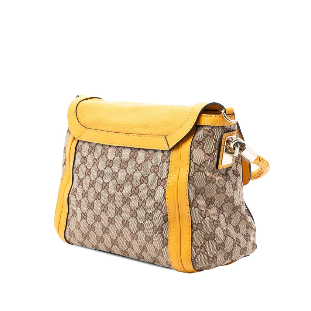 Gucci GG Canvas Bella Flap Satchel