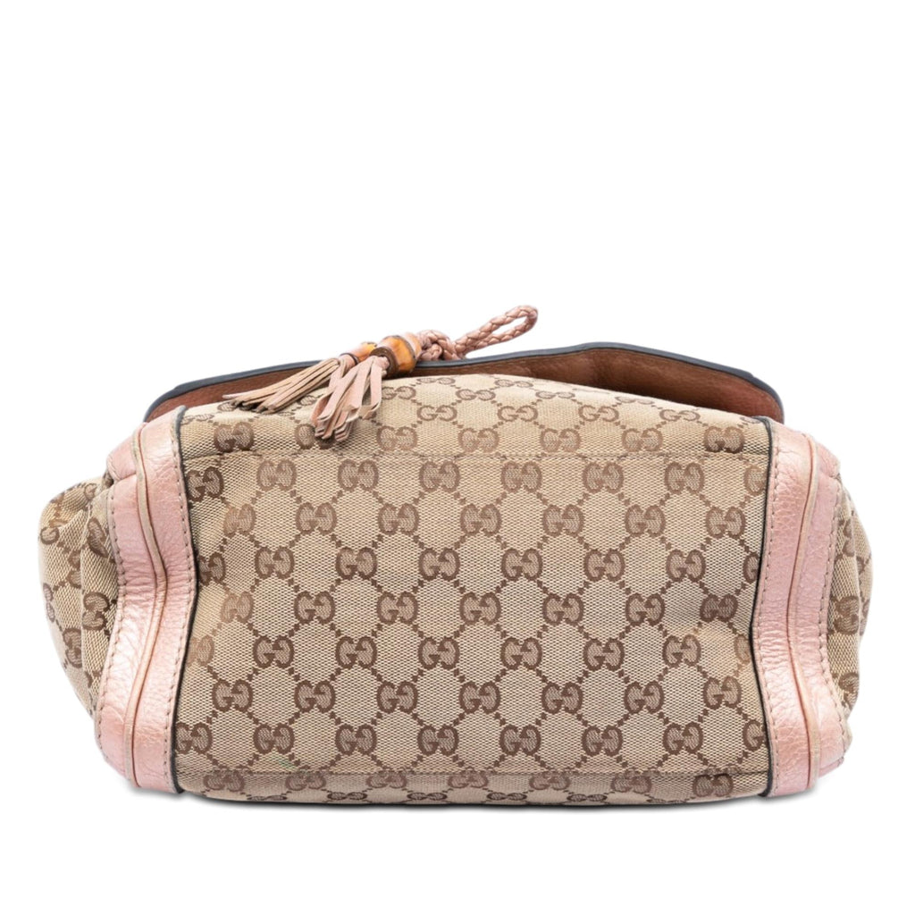 Gucci GG Canvas Bella Flap Satchel