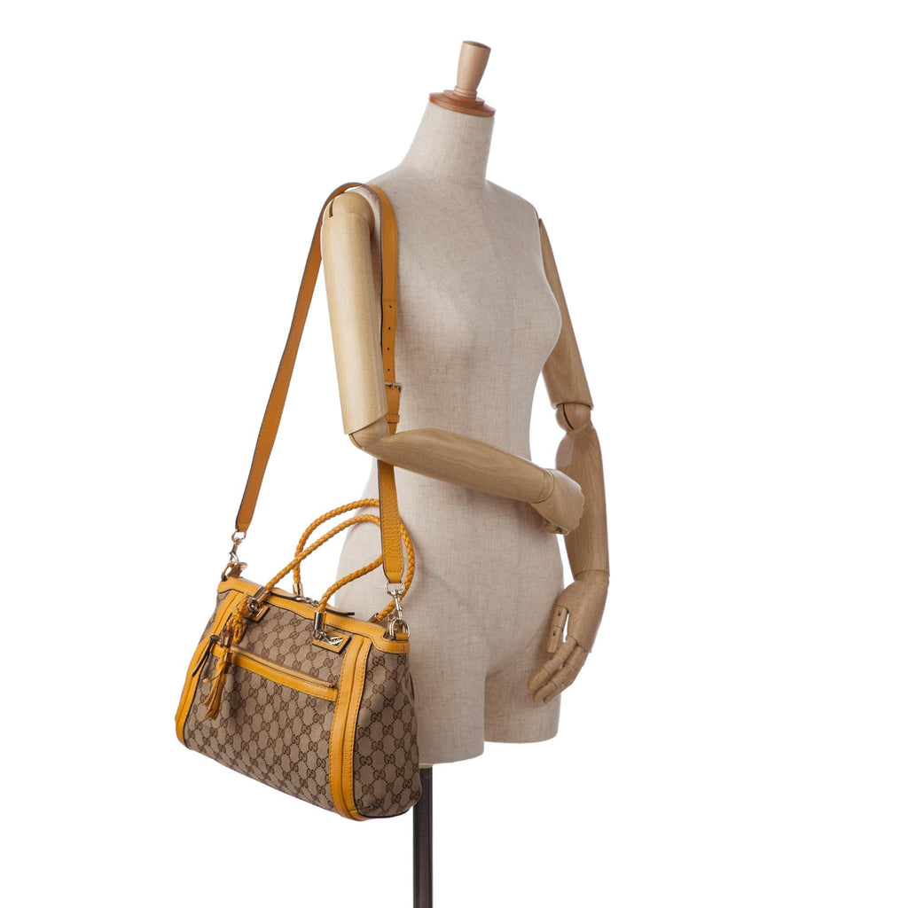 Gucci GG Canvas Bella Satchel (SHG-MKV4Ek)