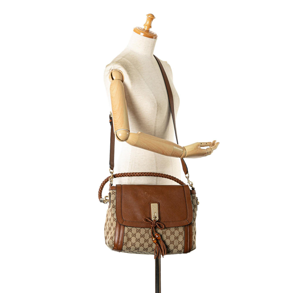 Gucci GG Canvas Bella Satchel (SHG-BcpI00)