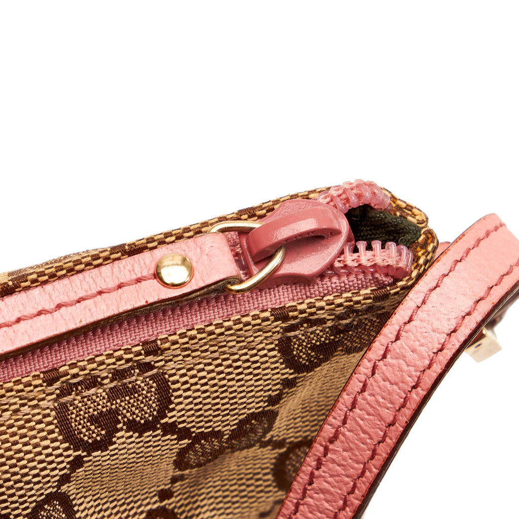Gucci GG Canvas Boat Baguette (SHG-32021)