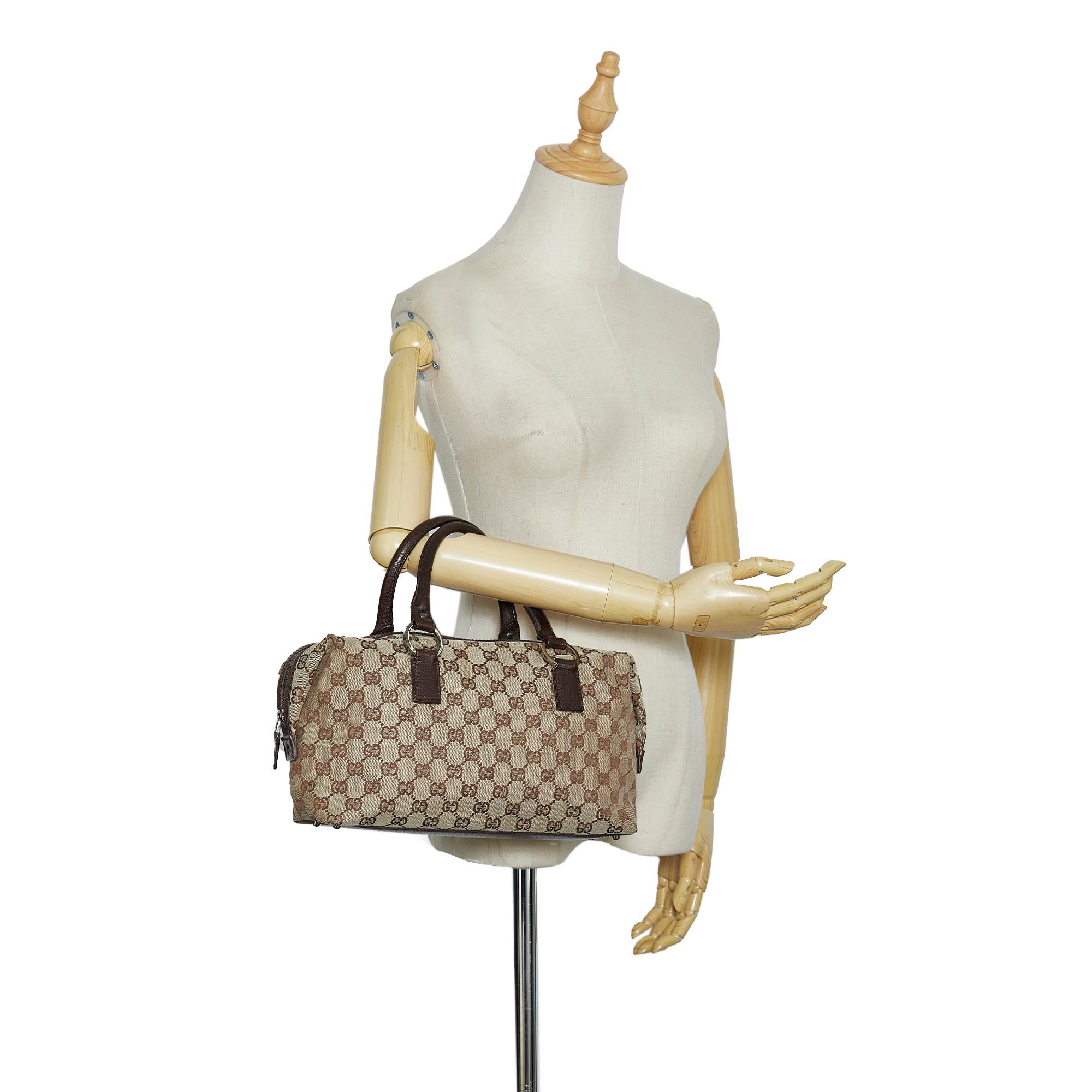 Gucci GG Canvas Boston (SHG-aIpKEx)