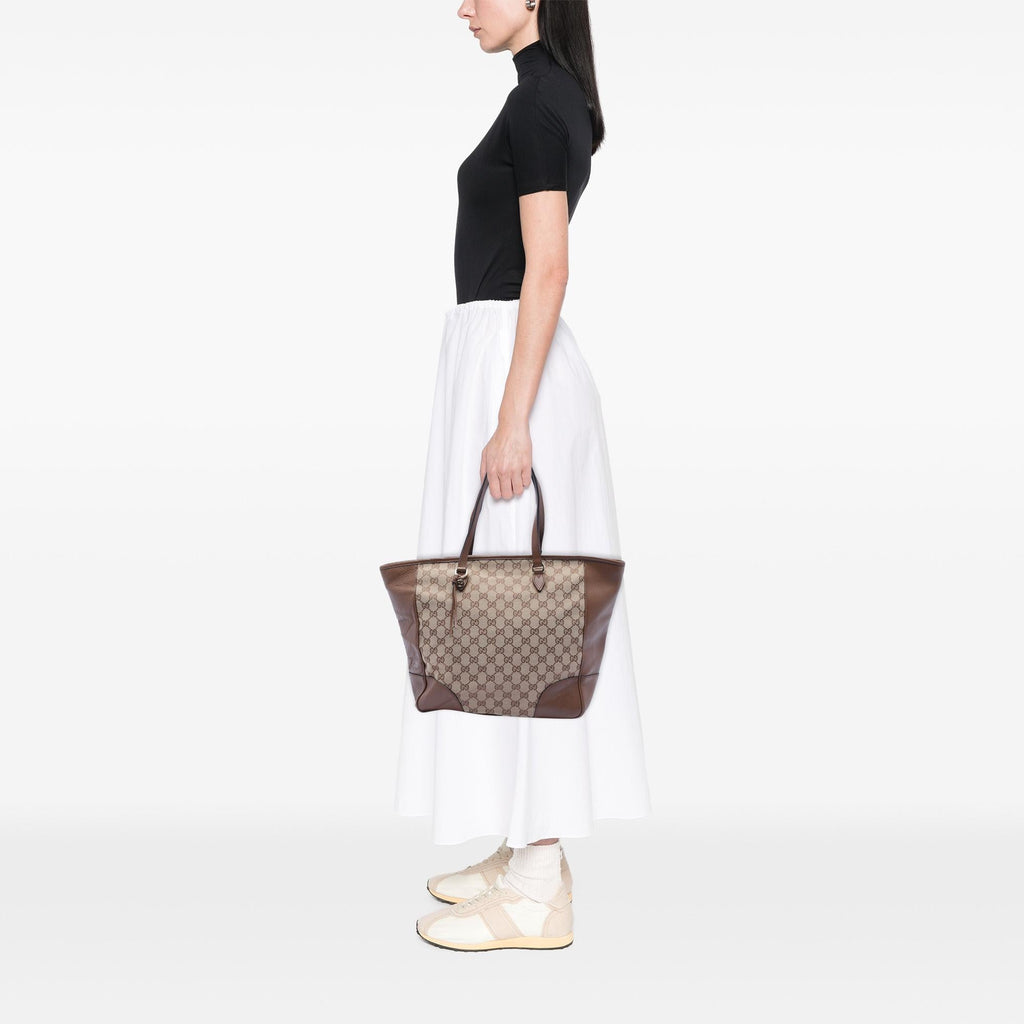 Gucci GG Canvas Bree Zippered Tote