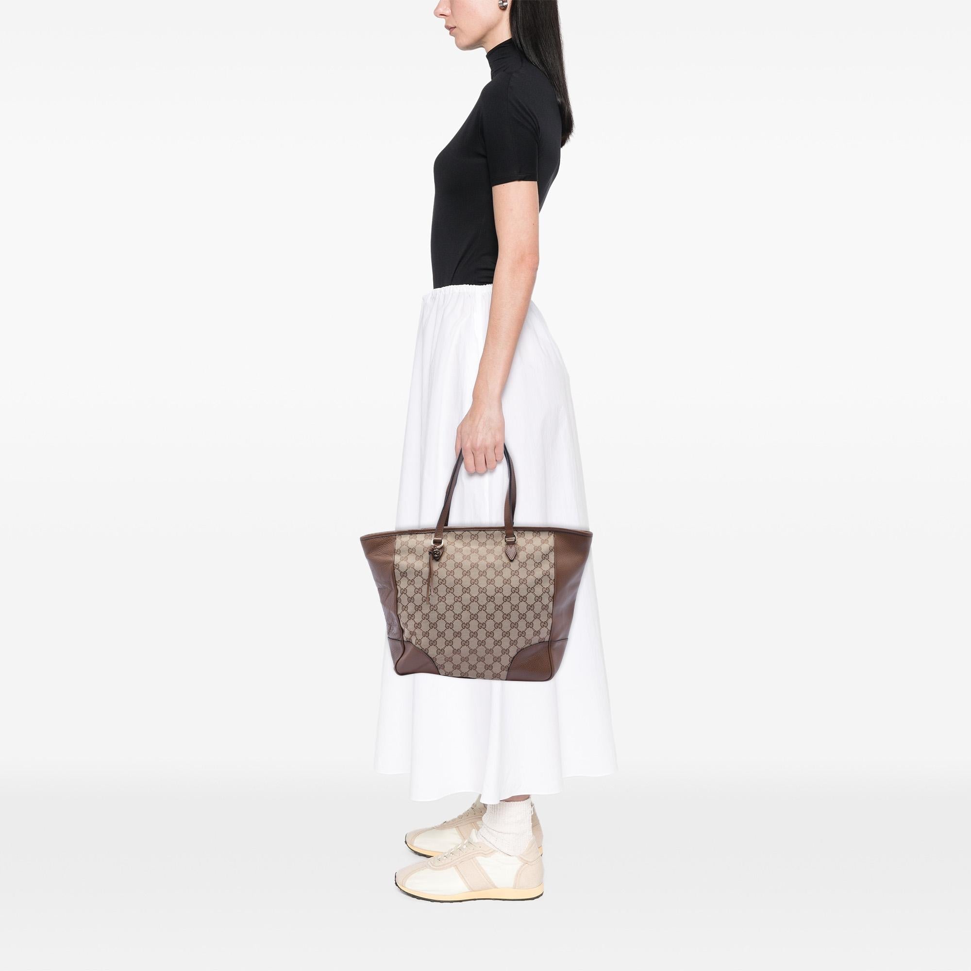 Gucci GG Canvas Bree Zippered Tote