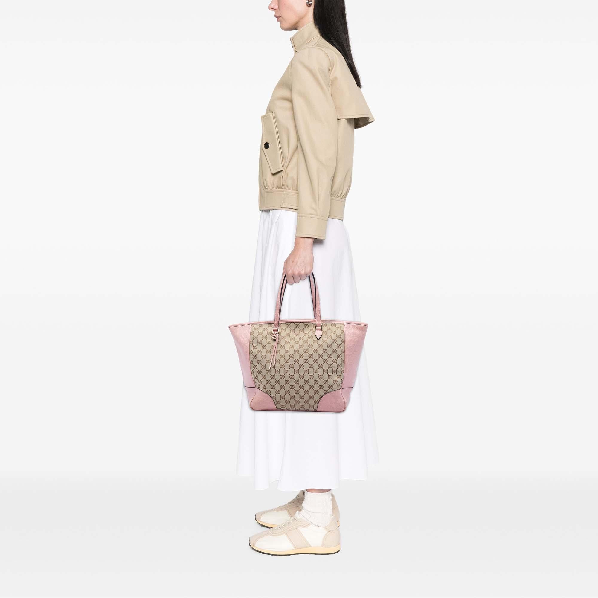 Gucci GG Canvas Bree Zippered Tote