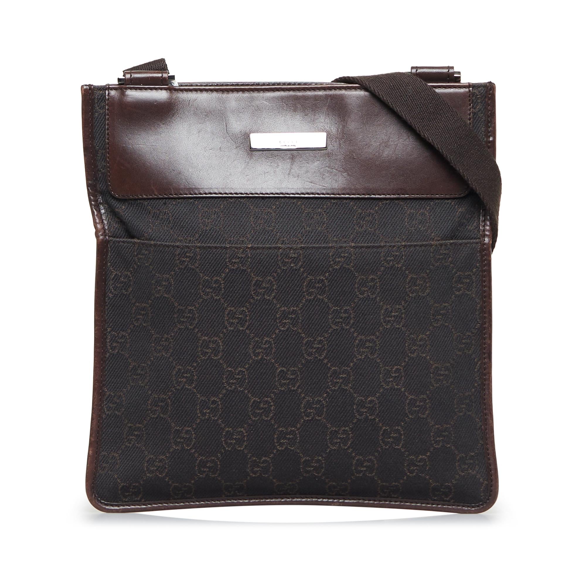 Gucci GG Canvas Crossbody Bag (SHG-Doon0V)