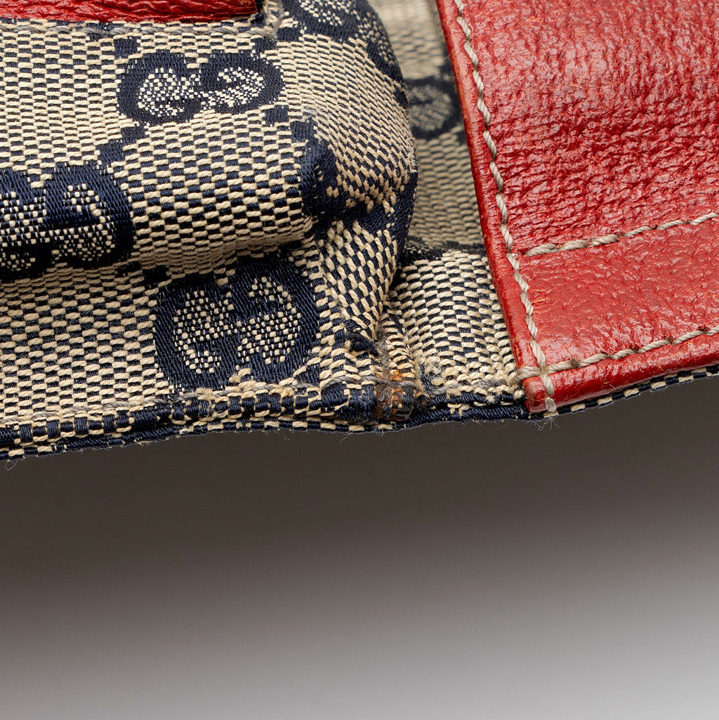 Gucci GG Canvas Double Pocket Belt Bag (SHF-SkYvtK)