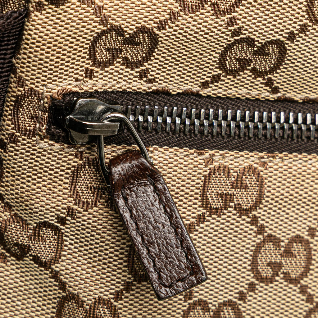 Gucci GG Canvas Double Pocket Belt Bag