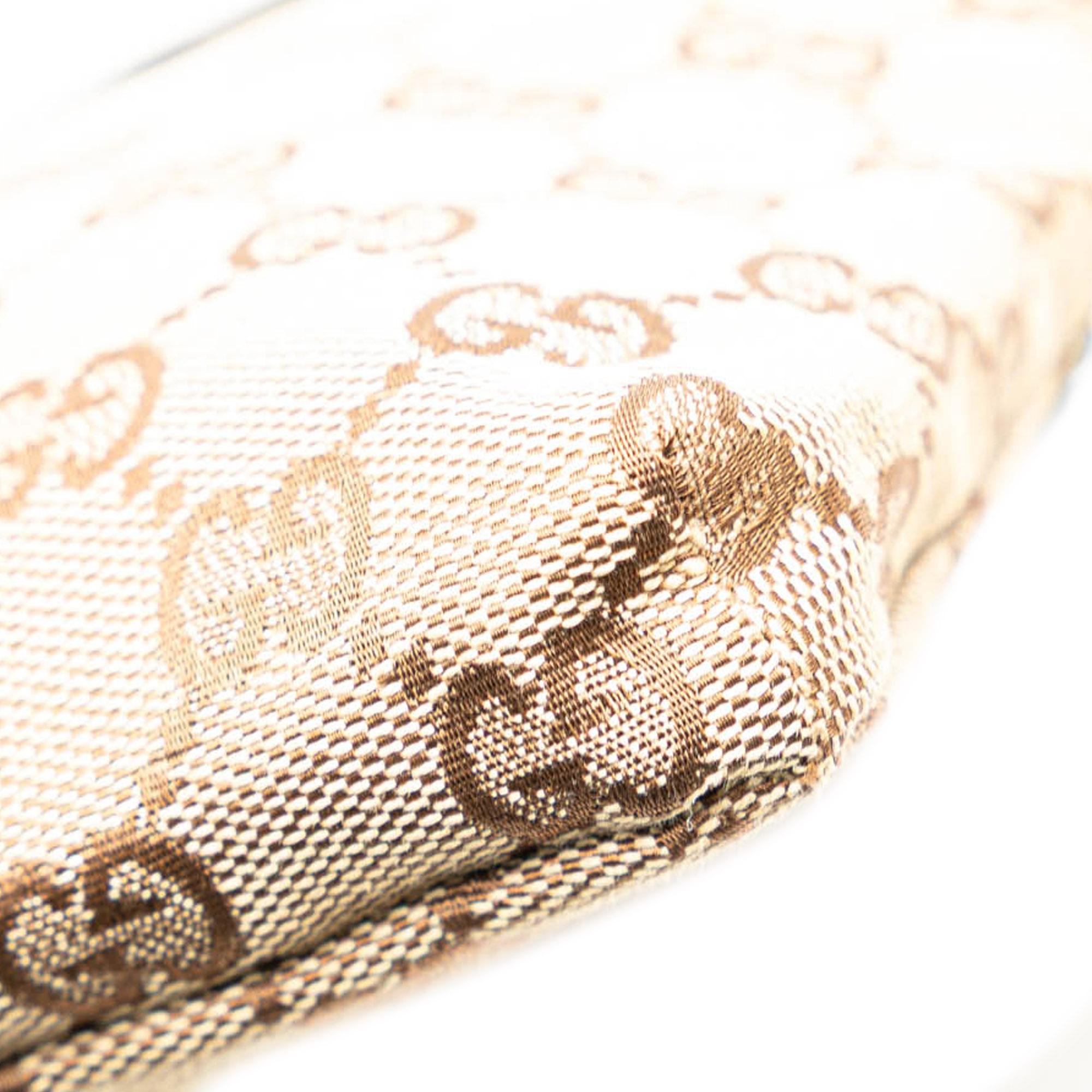 Gucci GG Canvas Double Pocket Belt Bag