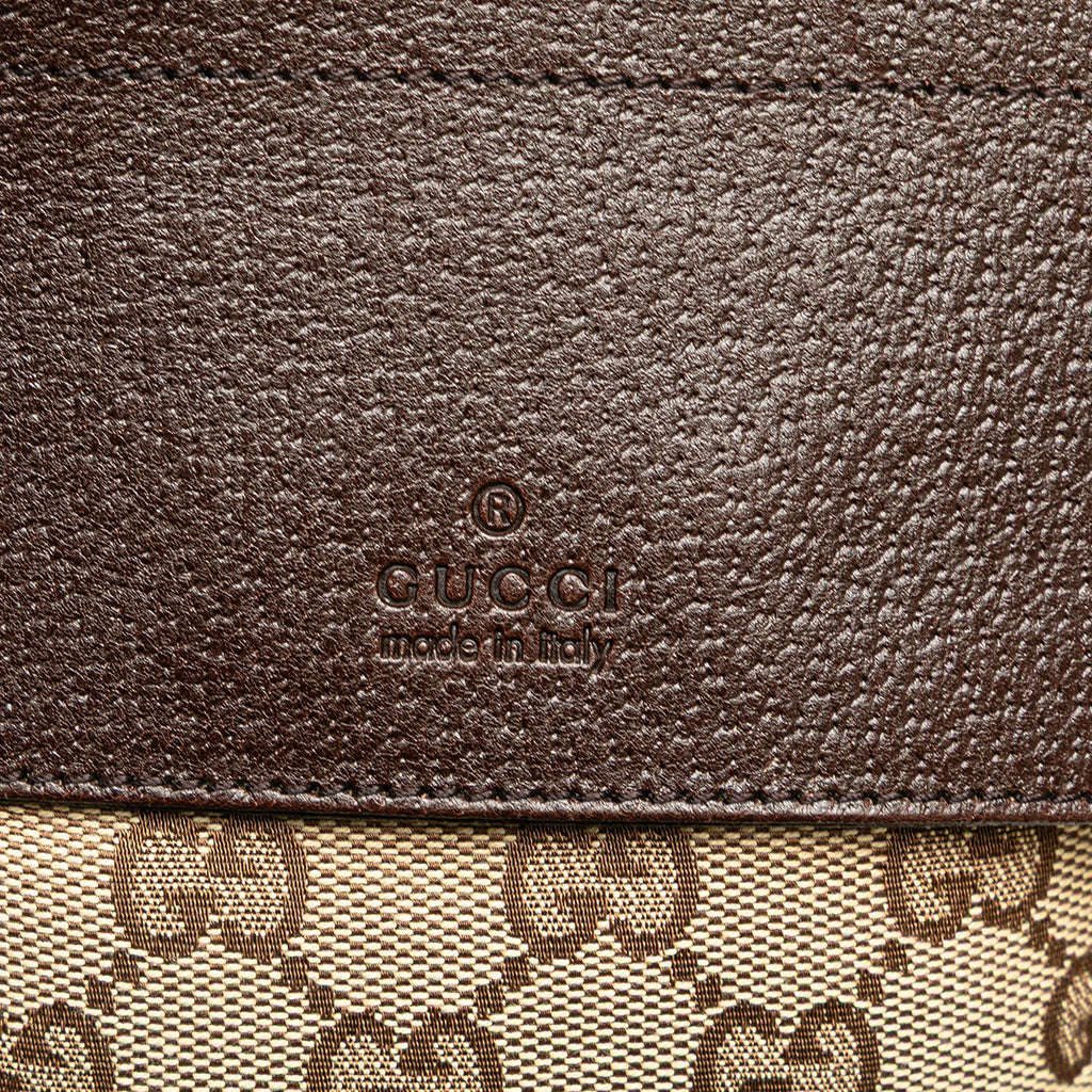 Gucci GG Canvas Double Pocket Belt Bag
