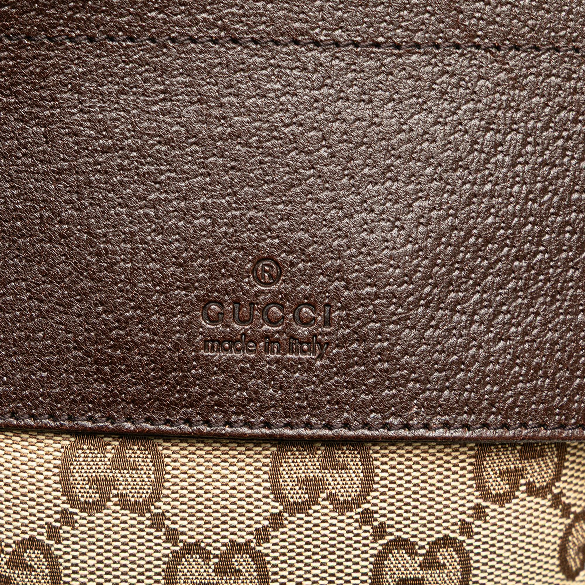 Gucci GG Canvas Double Pocket Belt Bag