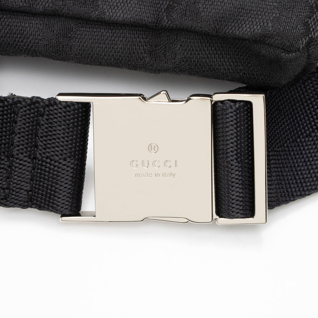 Gucci GG Canvas Double Pocket Belt Bag
