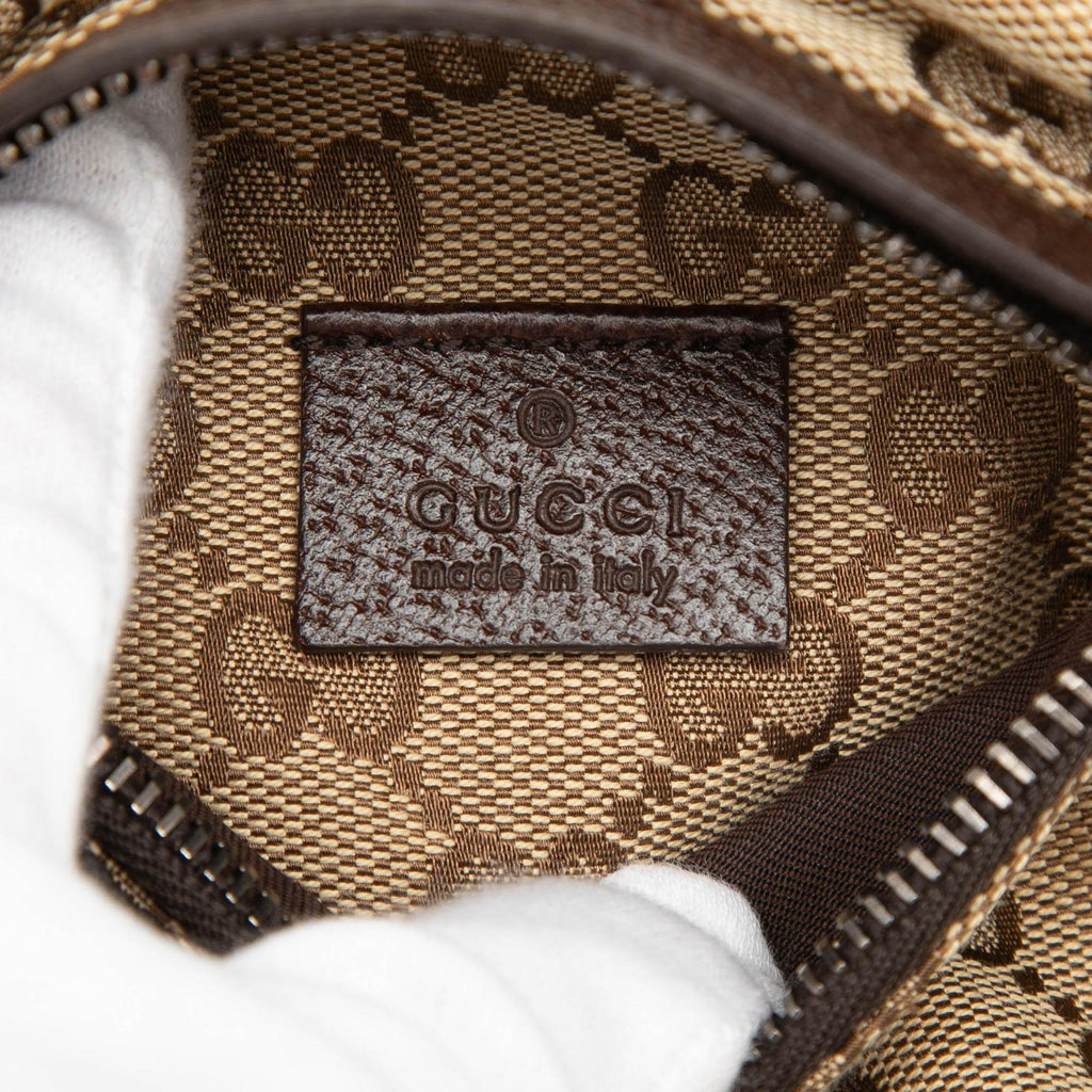 Gucci GG Canvas Double Pocket Belt Bag