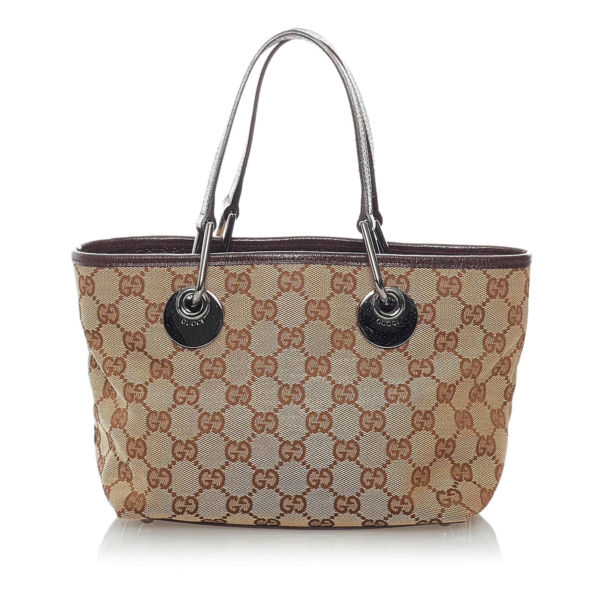 Gucci GG Canvas Eclipse Mini Handbag (SHG-32069)