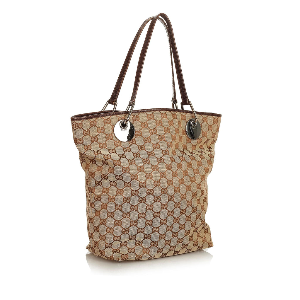 Gucci GG Canvas Eclipse Tote Bag (SHG-31835)