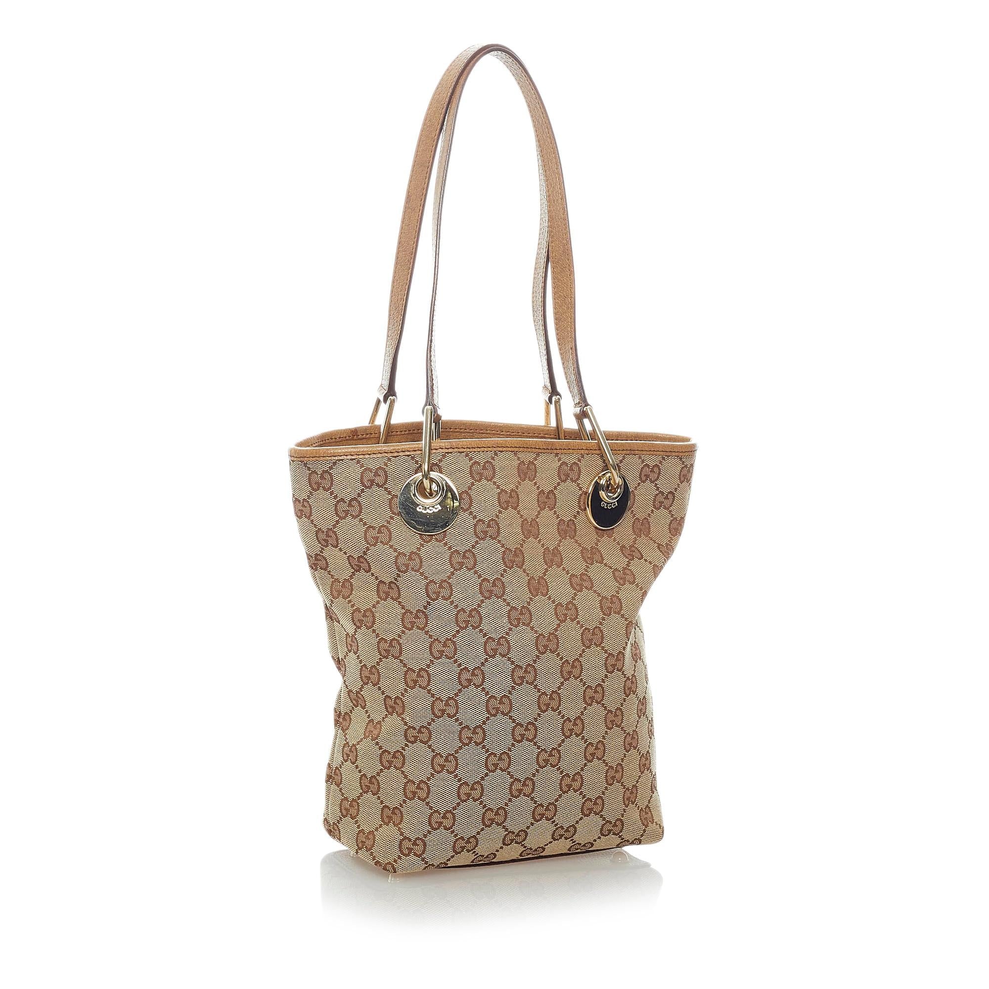 Gucci GG Canvas Eclipse Tote Bag (SHG-34752)