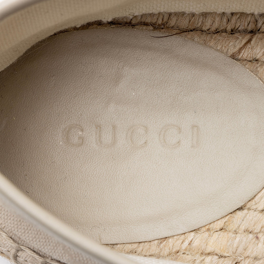 Gucci GG Canvas Espadrilles - Size 8 / 38