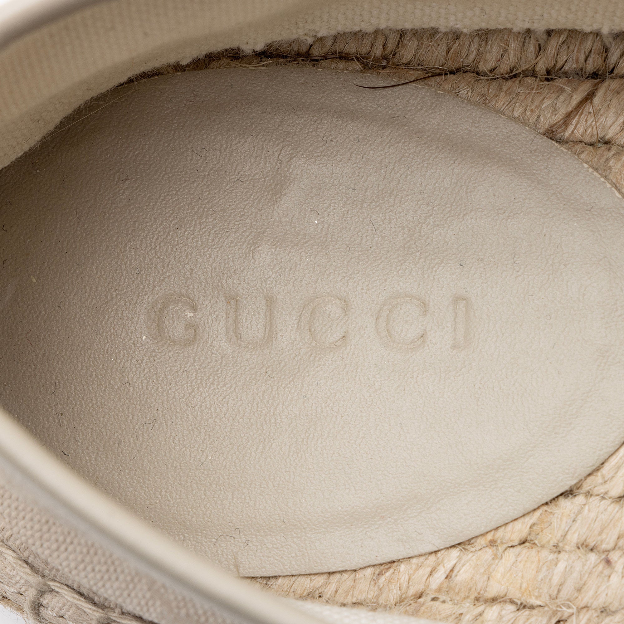 Gucci GG Canvas Espadrilles - Size 8 / 38
