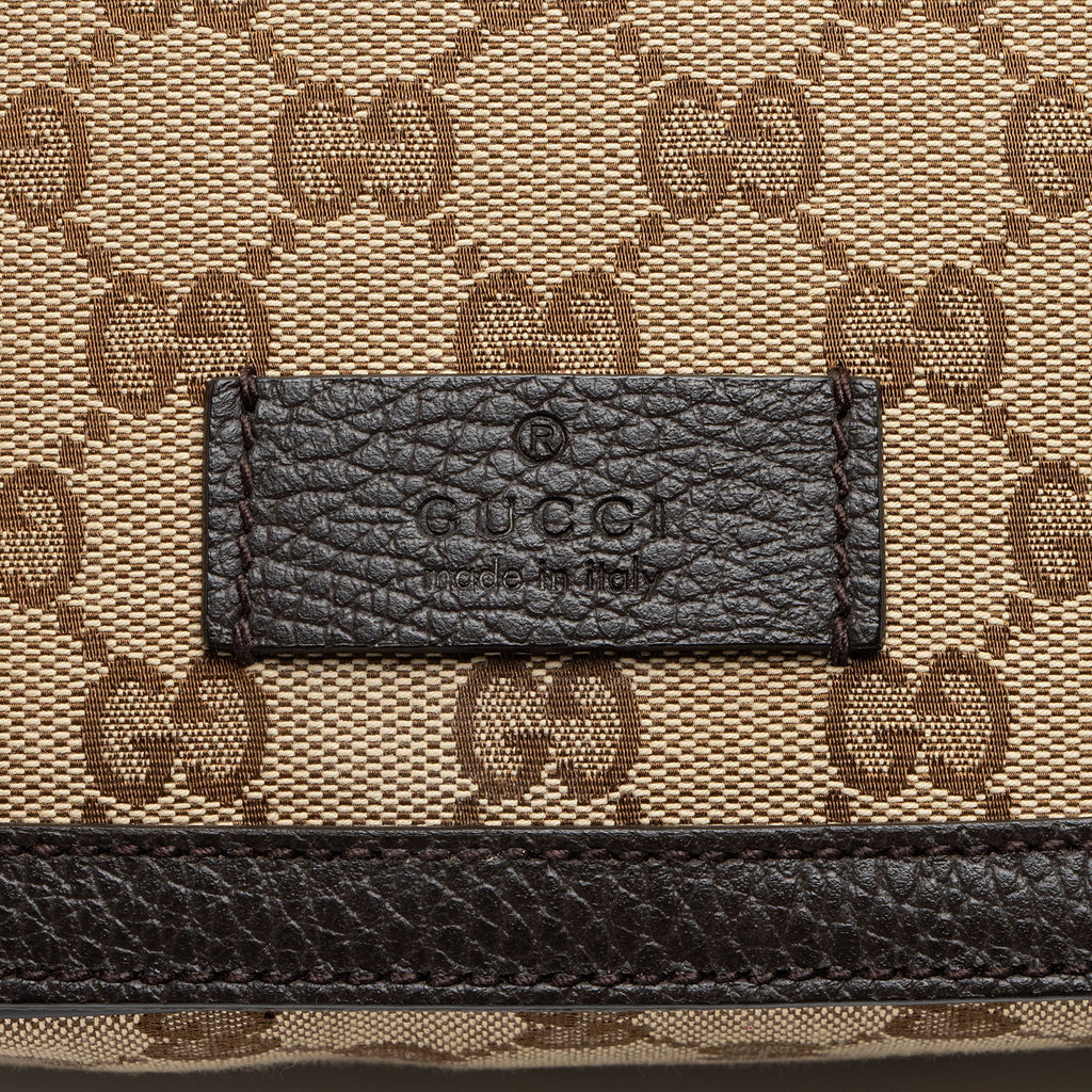 Gucci GG Canvas Flap Small Messenger