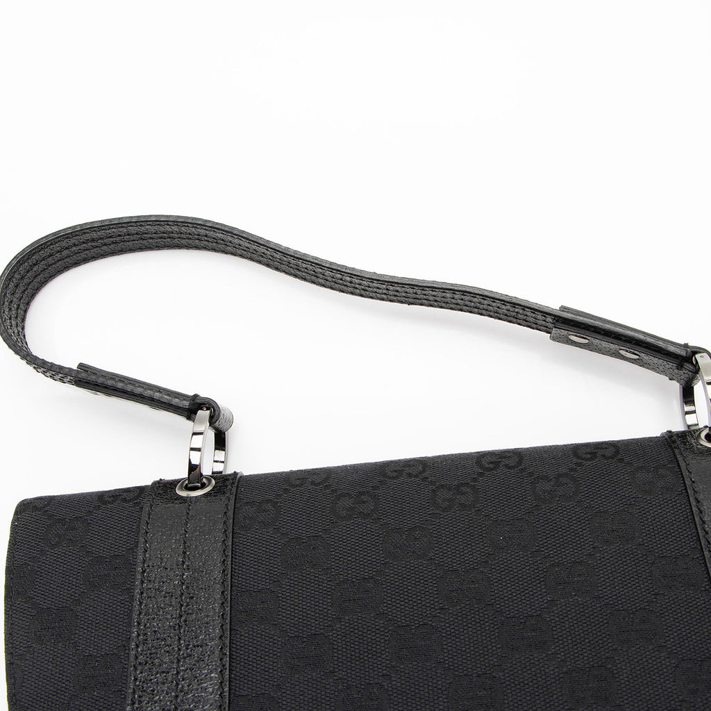 Gucci GG Canvas Flap Top Handle