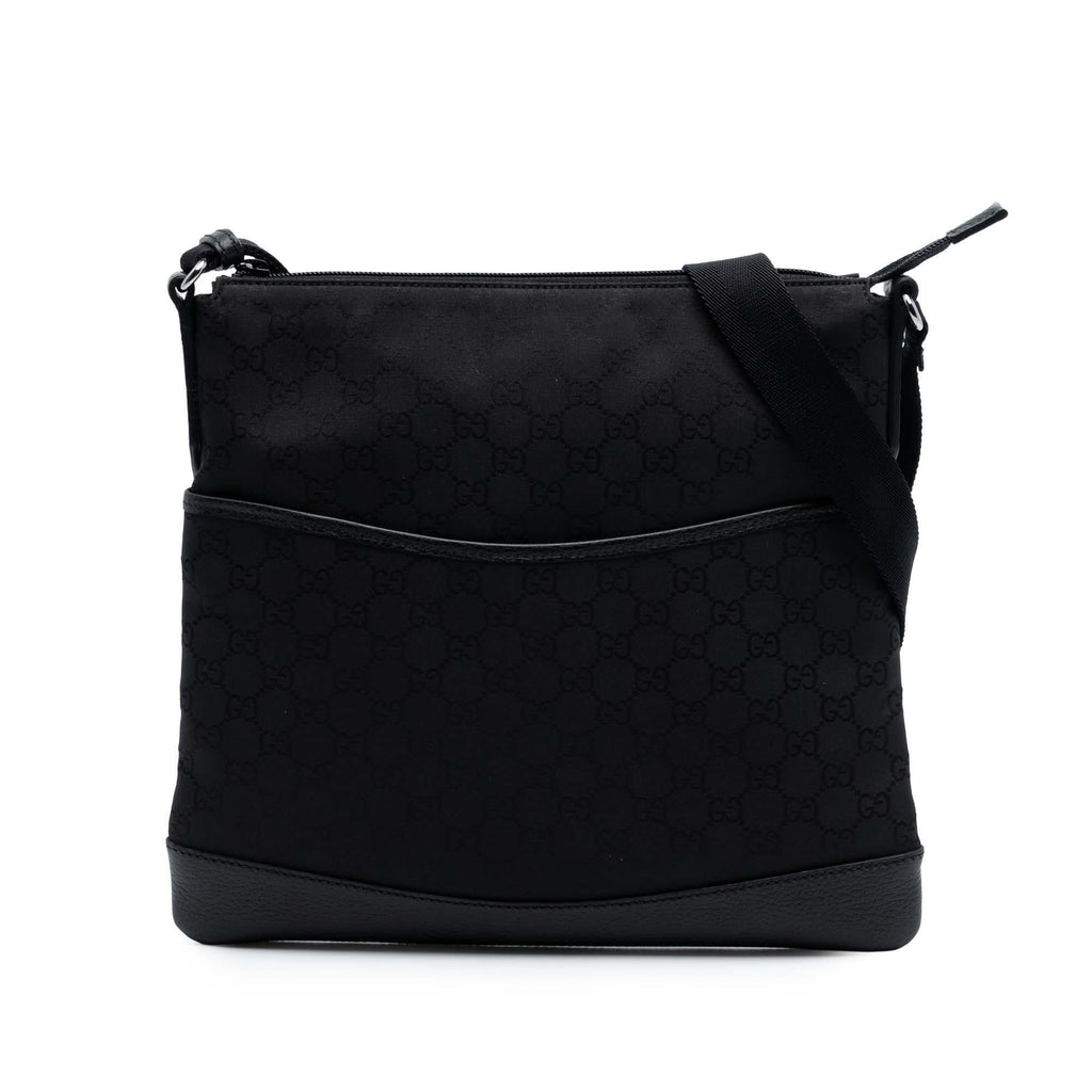 Gucci GG Canvas Flat Messenger Bag