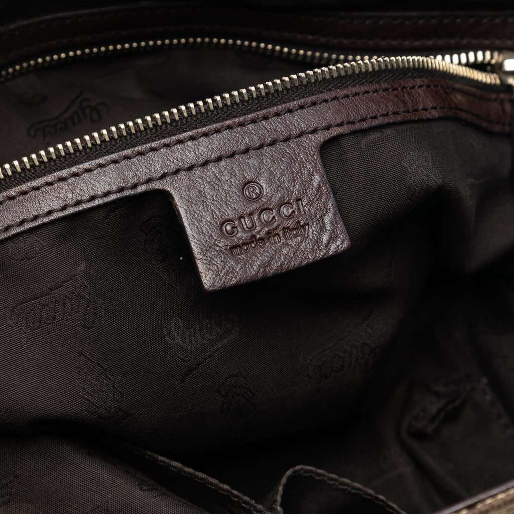 Gucci GG Canvas GG Charm Tote