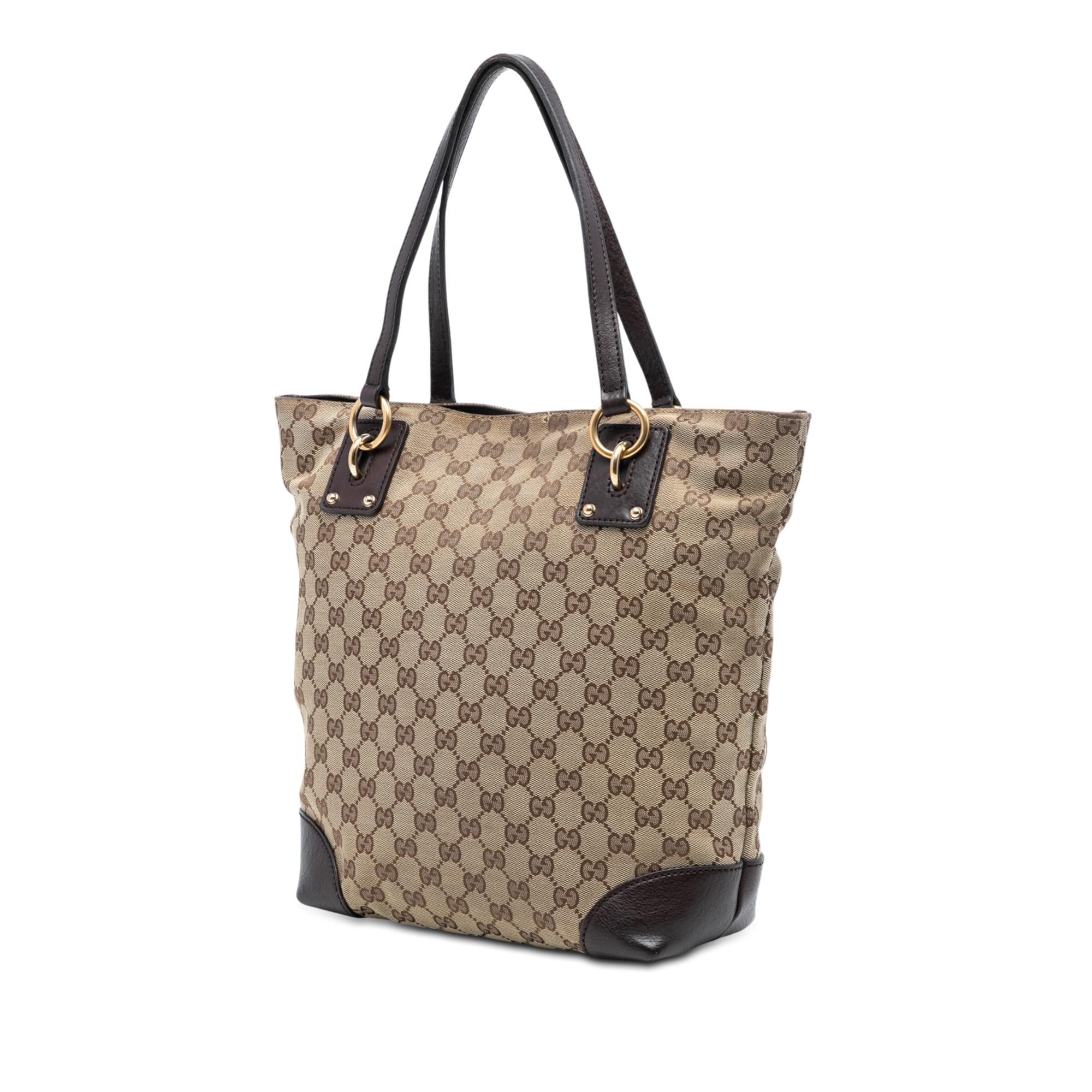 Gucci GG Canvas GG Charm Tote