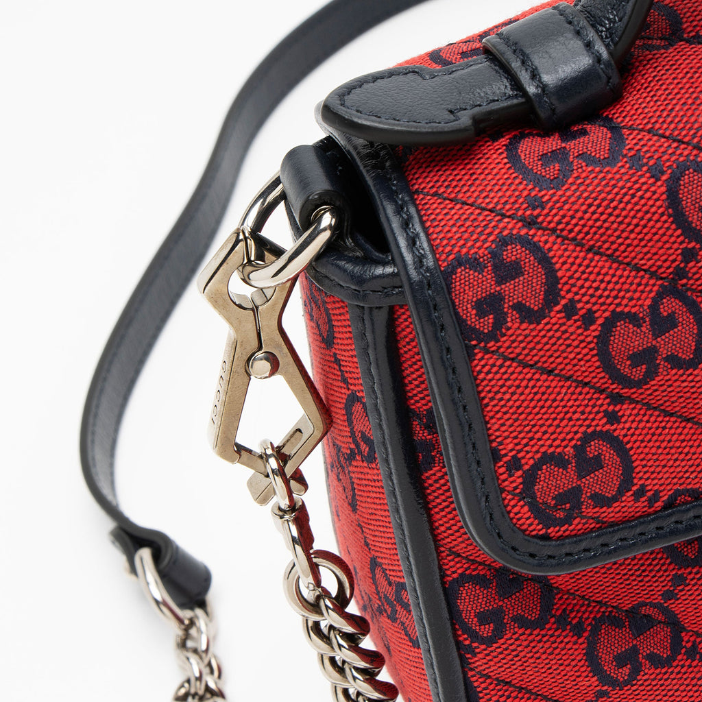 Gucci GG Canvas GG Marmont Mini Top Handle