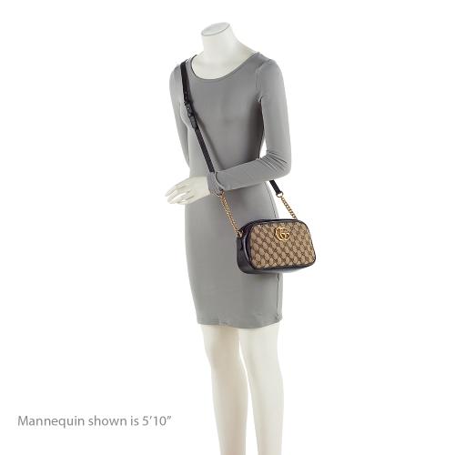 Gucci GG Canvas GG Marmont Small Shoulder Bag (SHF-23736)