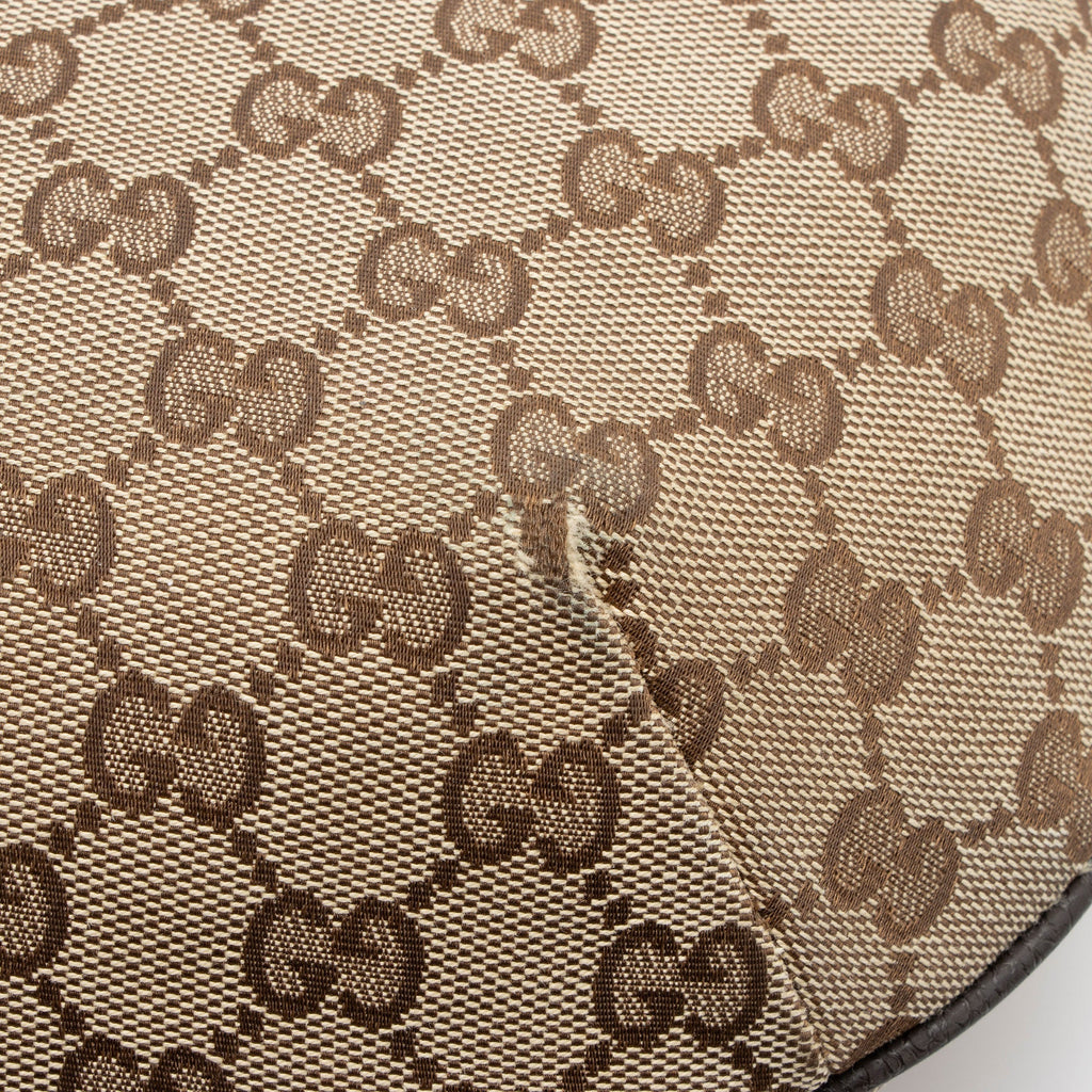 Gucci GG Canvas Half Moon Medium Messenger