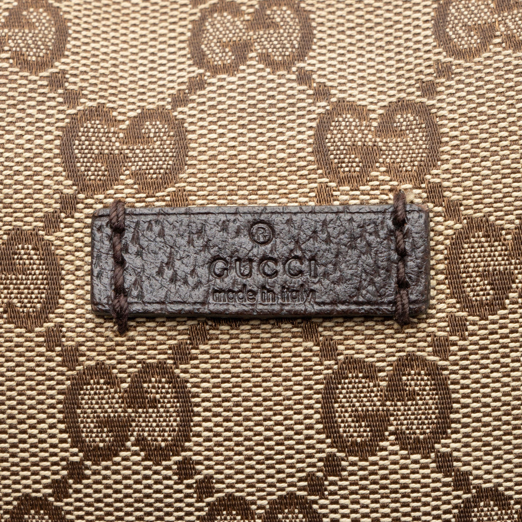 Gucci GG Canvas Half Moon Medium Messenger