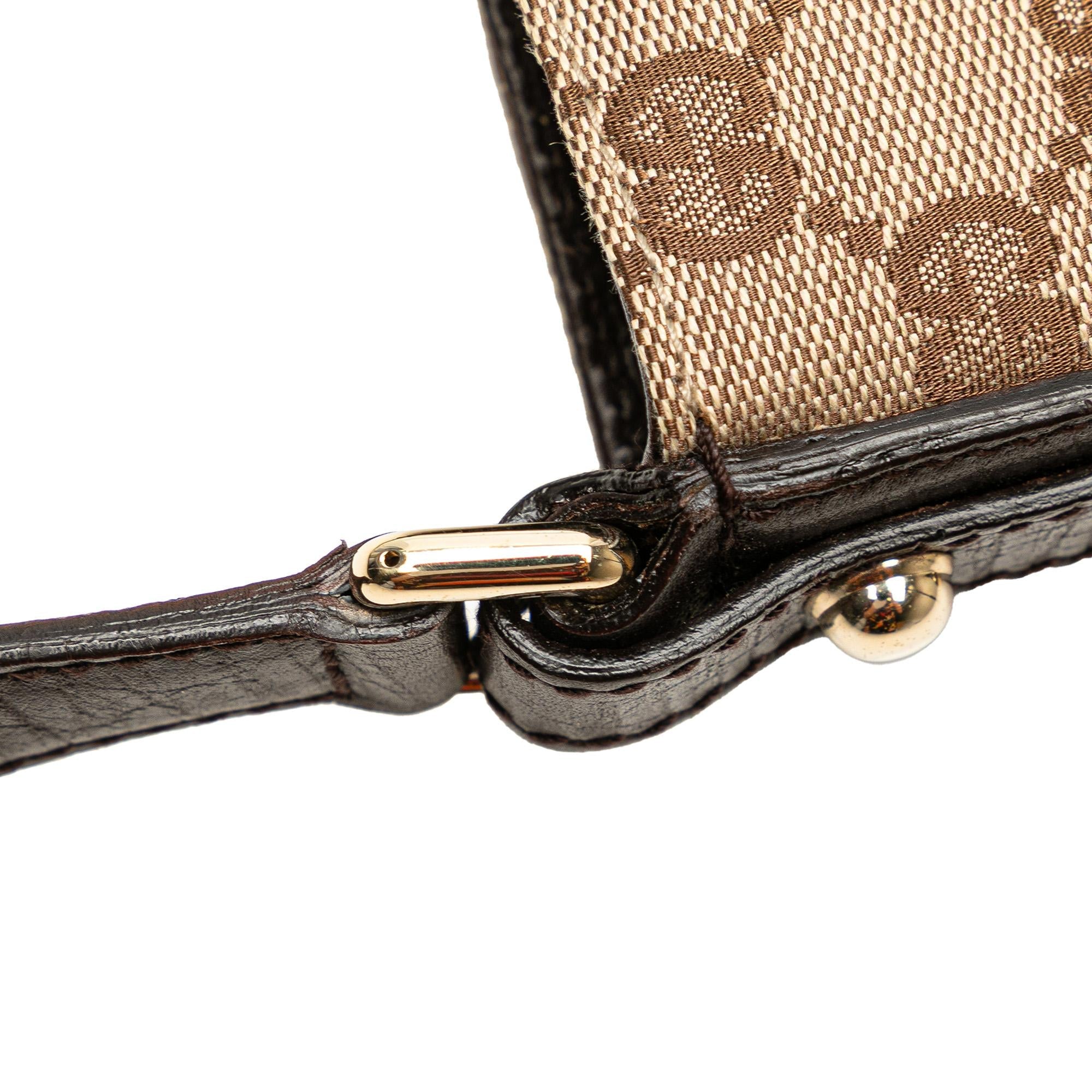 Gucci GG Canvas Hasler Web Crossbody