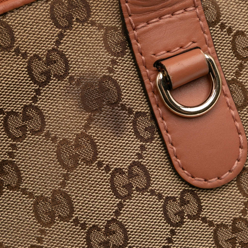 Gucci GG Canvas Heart Bit Satchel