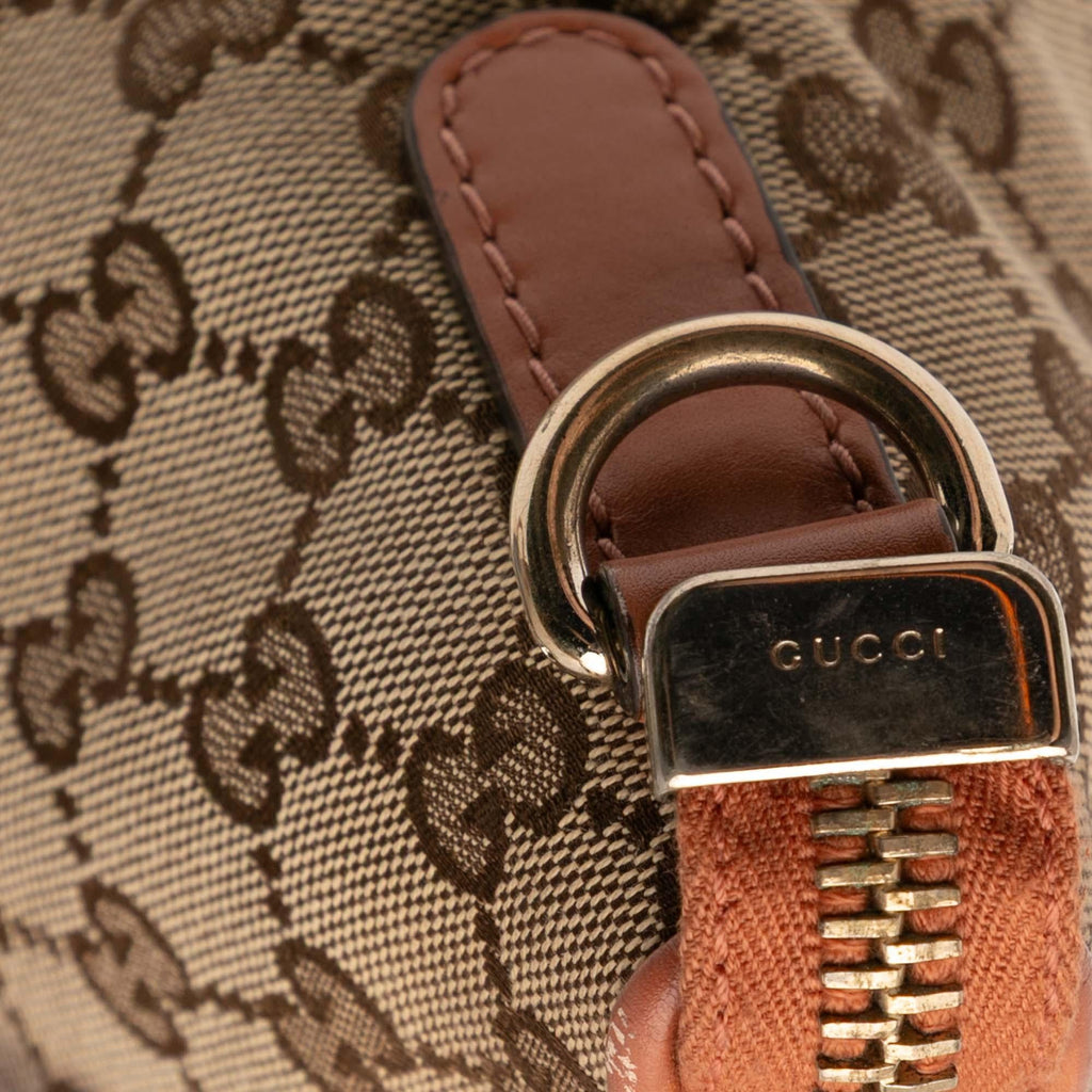 Gucci GG Canvas Heart Bit Satchel